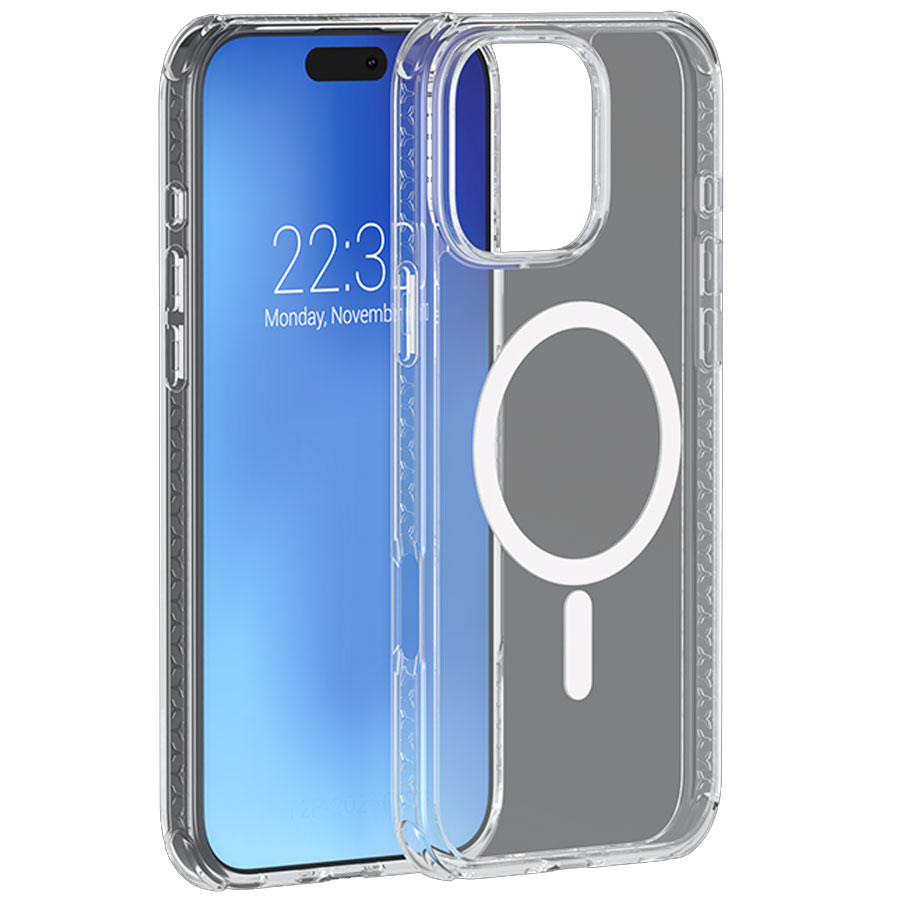 Bigben Coque iPhone 16 Pro Max Compatible Magsafe Transparente